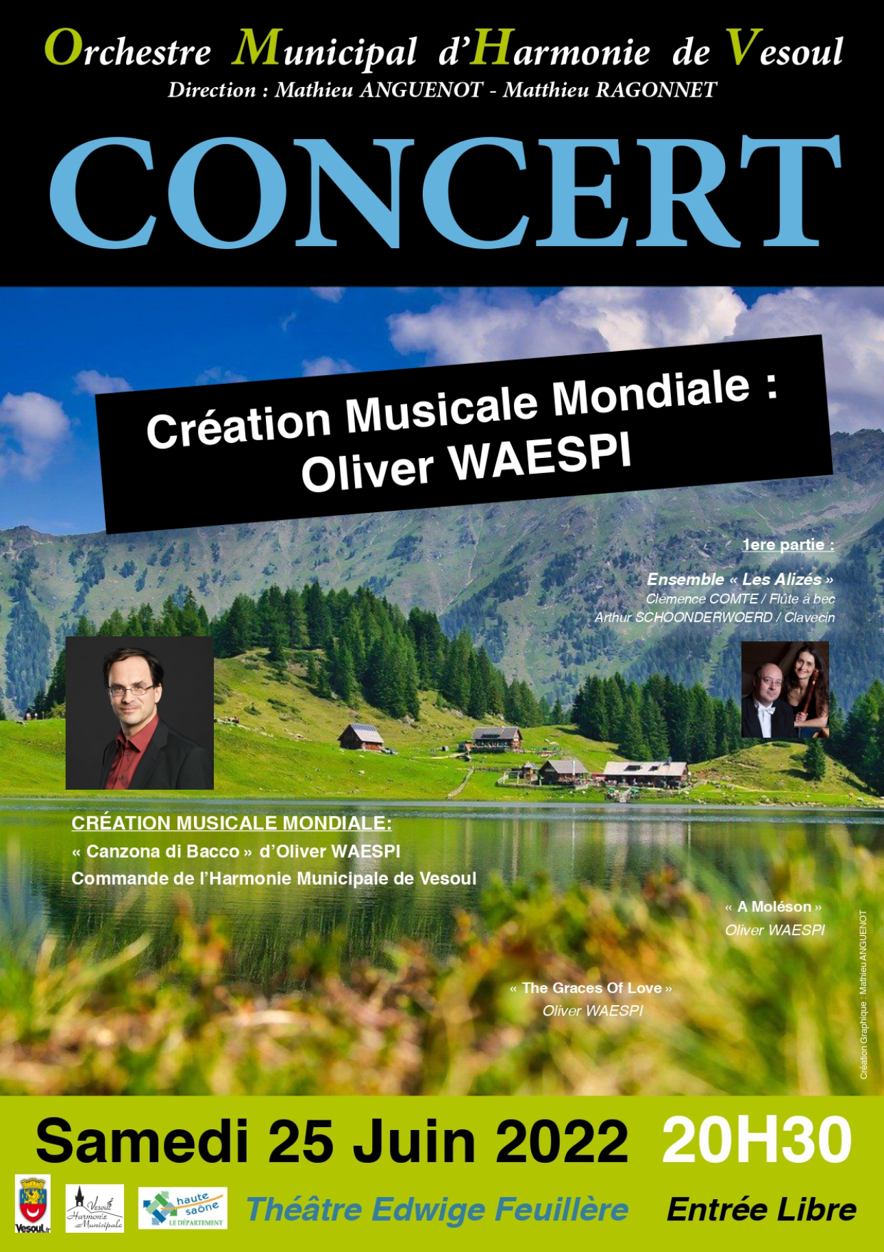 Création musicale mondiale : Oliver Waespi